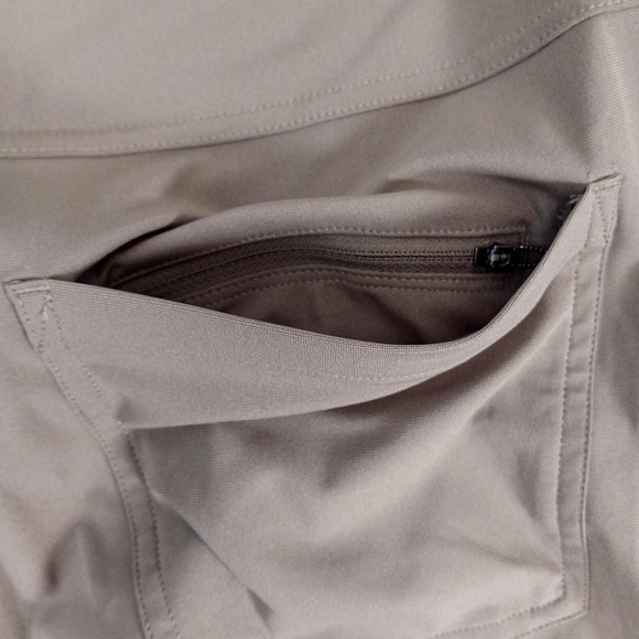 Lululemon Pants Mens 32 Brown Recycled Polyester Stretch Athletic Casual LM5A015 - Picture 6 of 11